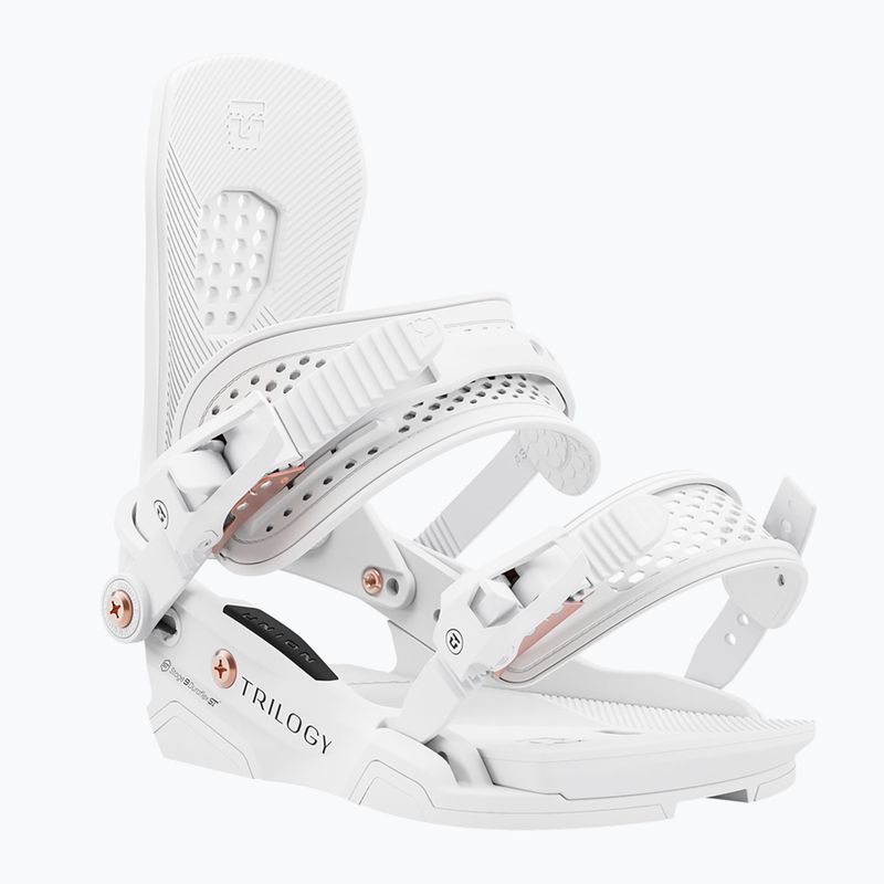 Női snowboard kötés Union Trilogy white