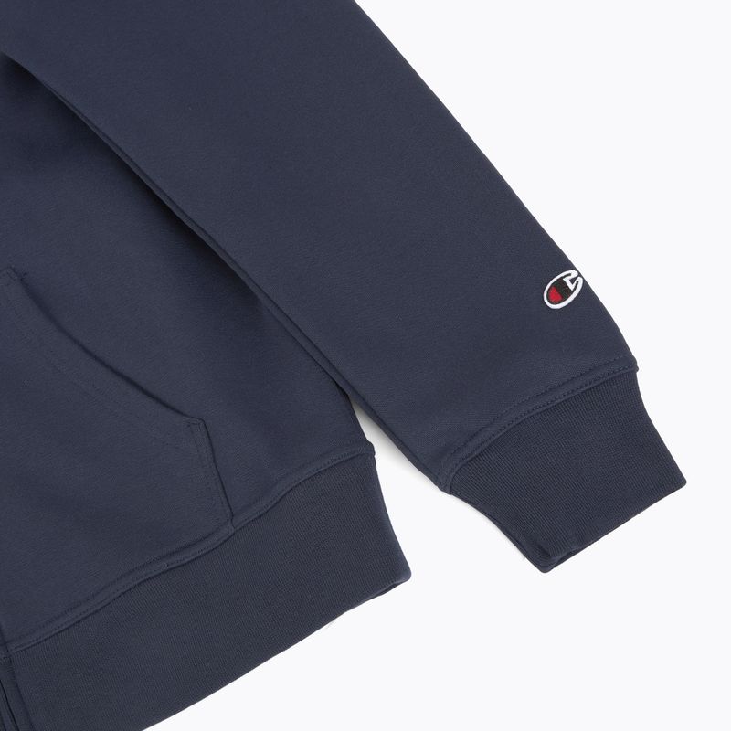Férfi pulóver Champion 22025 Sweatshirt Hoodie FZ navy 4