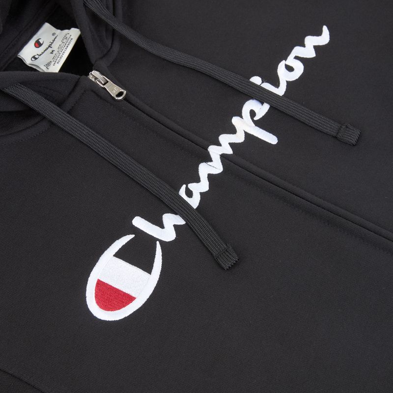 Férfi pulóver Champion 22025 Sweatshirt Hoodie FZ black 3