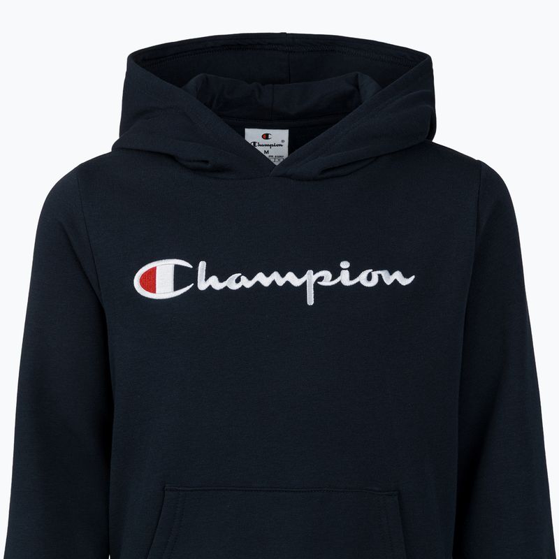 Gyerekpulóver Champion 306874 Sweatshirt Hooded navy 4