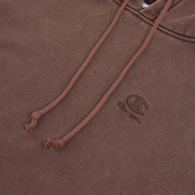 Férfi pulóver Champion 221571 Sweatshirt Hooded chocolate 3
