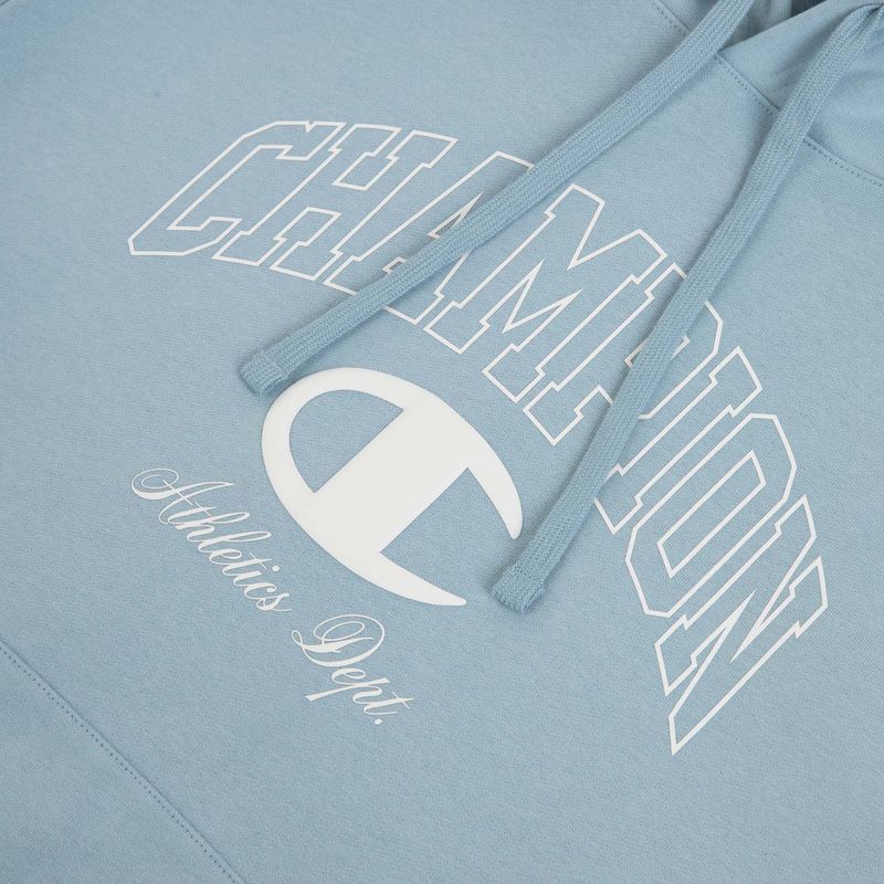 Férfi pulóver Champion 221599 Sweatshirt Hooded baby blue 3