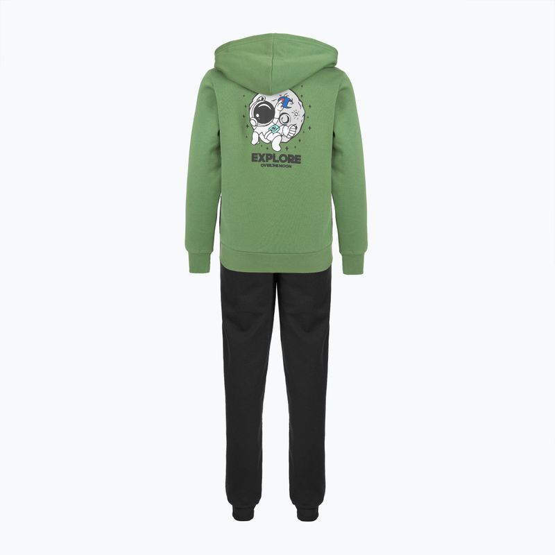 Gyermek tréningruha Champion 307300 Sweatsuit rock grey/new black 2