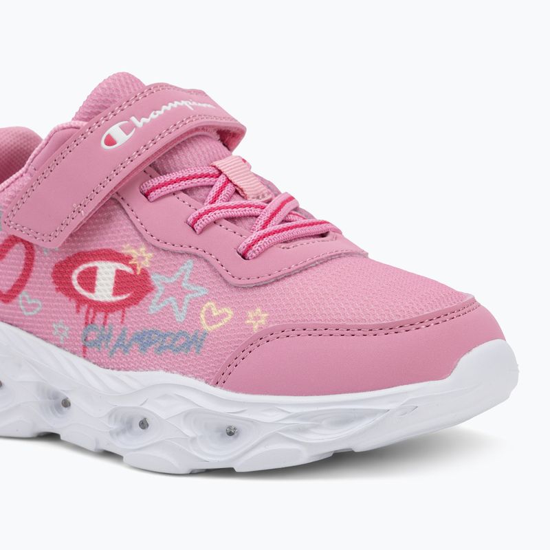 Gyermekcipő Champion Funfair Print G PS Low Cut blue burgundy/flash/fluorescent pink 7