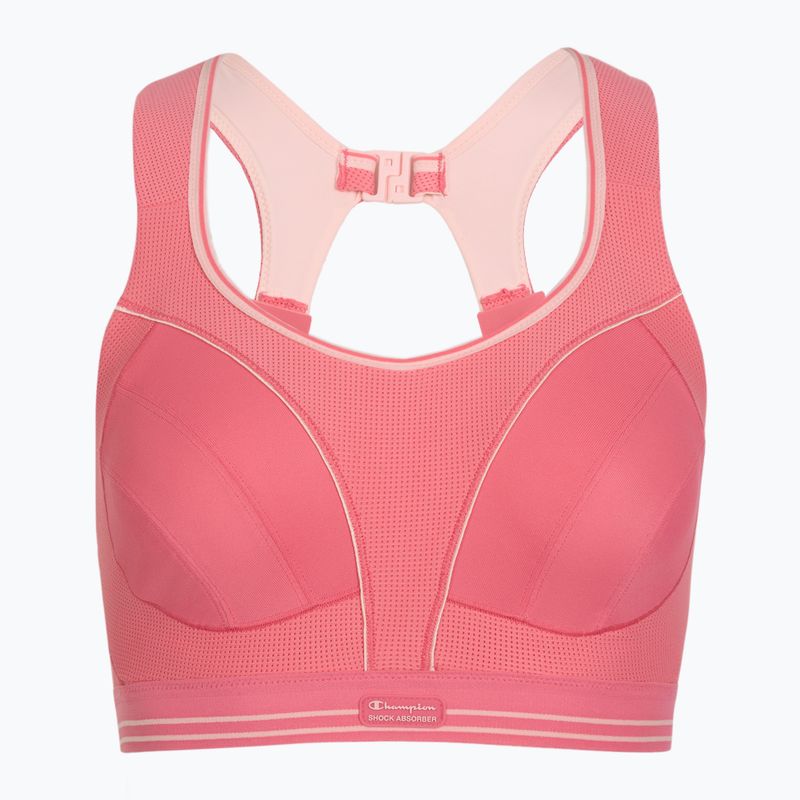 Sportmelltartó Shock Absorber Ultimate Run Bra pink