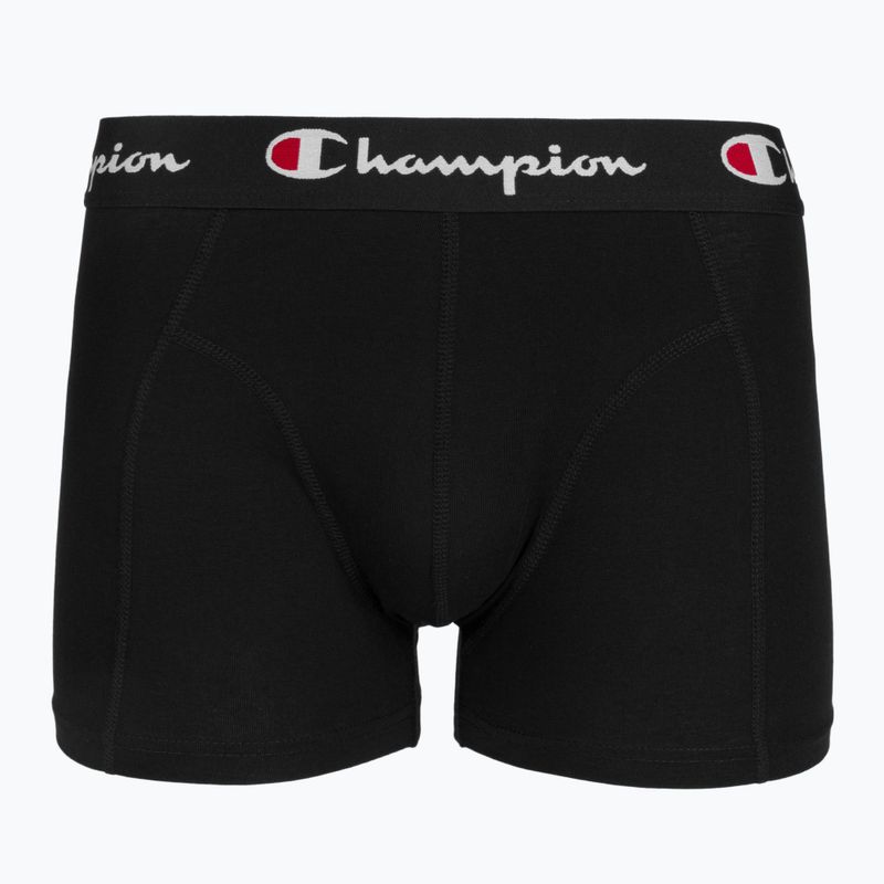 Boxer nadrág Champion U20001 2 black pairs 2