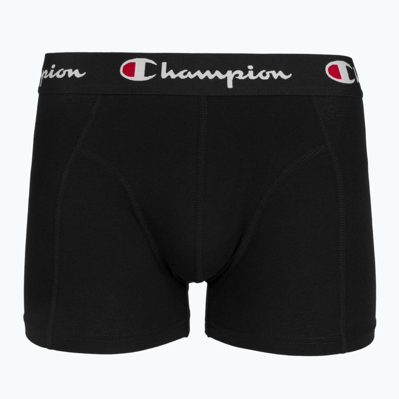 Boxer nadrág Champion U20002 4 pairs black/logo 5
