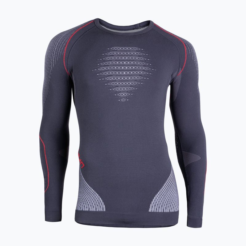 Férfi termoaktív felső UYN Evolutyon UW Shirt charcoal/white/red