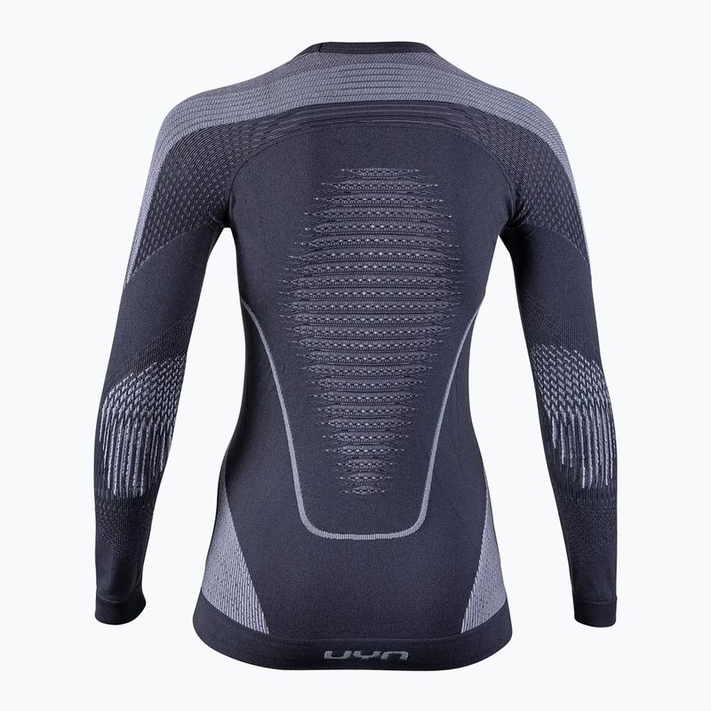 Női termoaktív felső UYN Evolutyon UW Shirt charcoal/white/light green 2