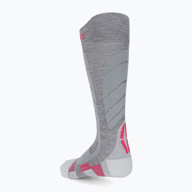 Női sízokni UYN Ski Touring silver/fuchsia 2