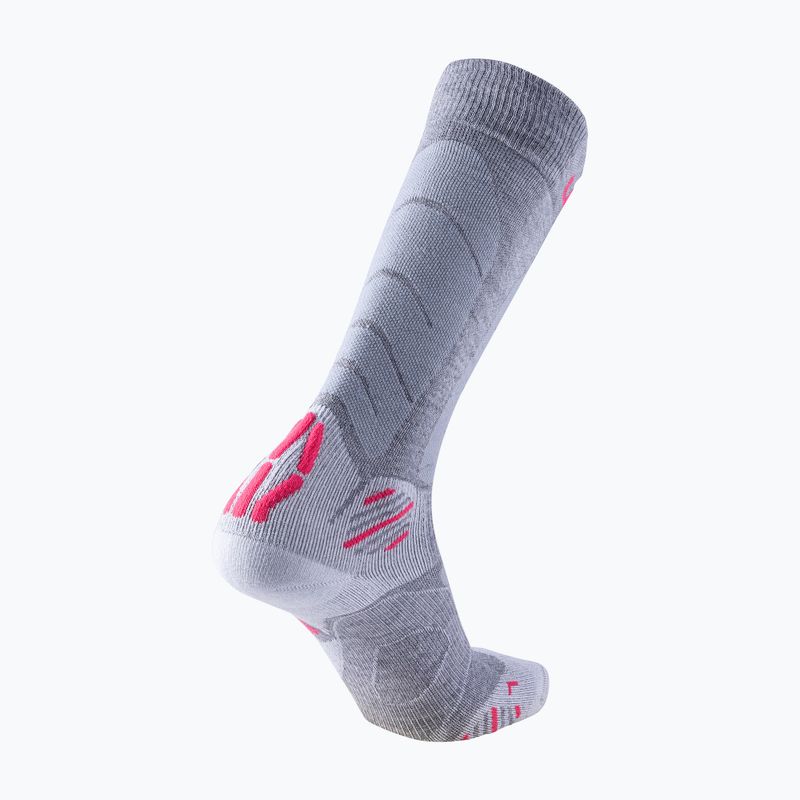 Női sízokni UYN Ski Touring silver/fuchsia 6