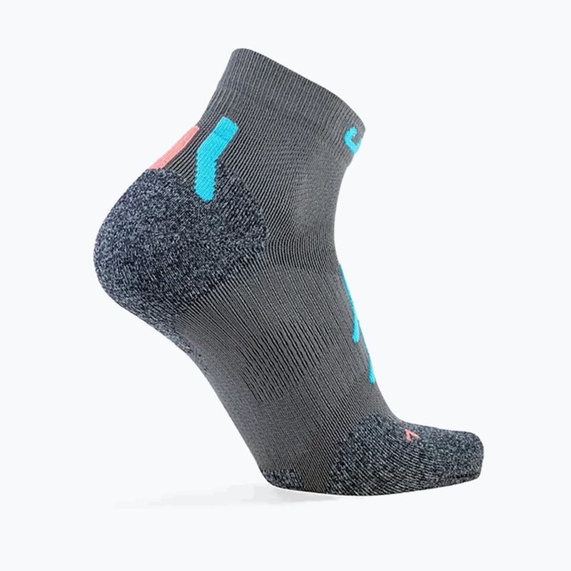 Női zokni UYN Trekking Approach Low Cut grey/turquoise 2