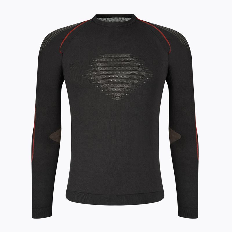 Férfi termoaktív pulóver UYN Evolutyon Comfort UW Shirt charcoal/white/red