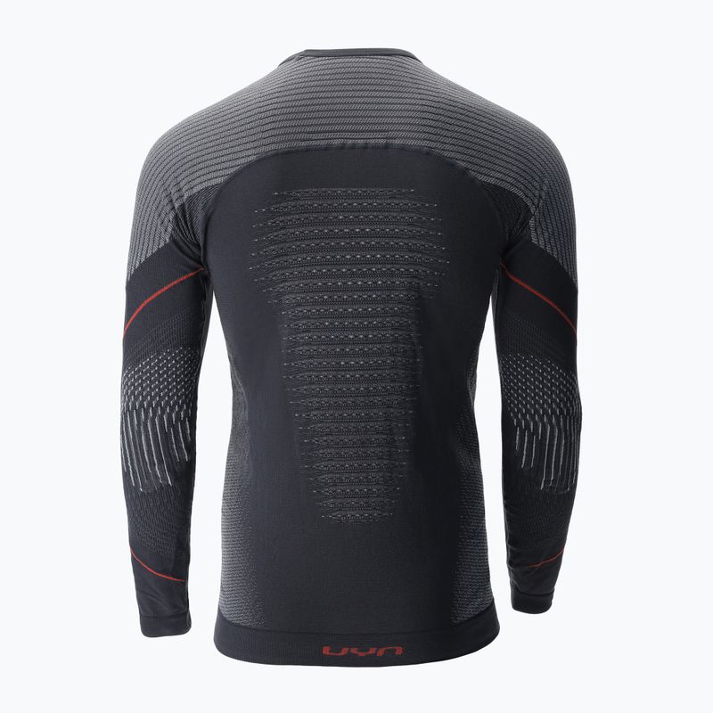 Férfi termoaktív pulóver UYN Evolutyon Comfort UW Shirt charcoal/white/red 5