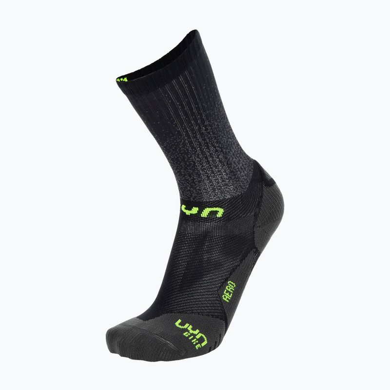 Férfi kerékpáros zokni UYN Aero black/lime