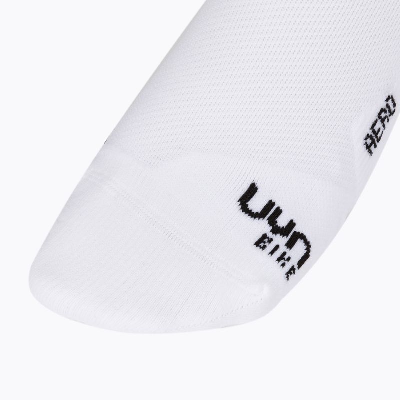 Férfi kerékpáros zokni UYN Aero white/black 3