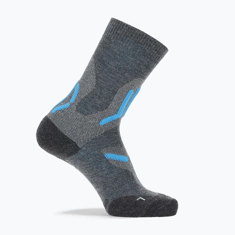 Női zokni Uyn Trekking 2IN Merino Mid mid grey/turquoise 2