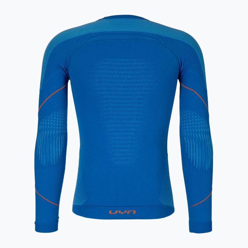 Férfi termoaktív felső UYN Evolutyon UW Shirt blue/blue/orange shiny 2
