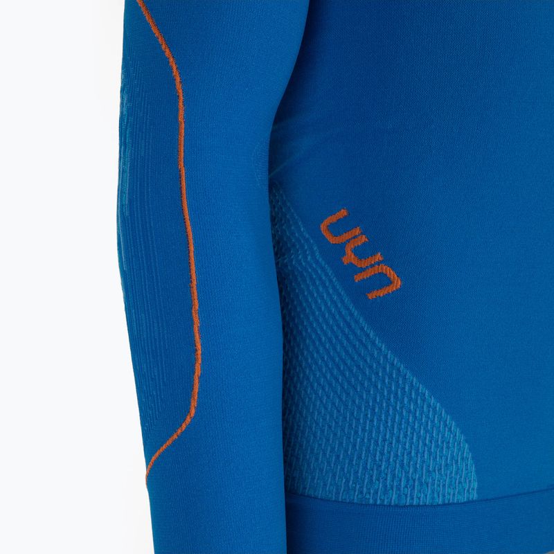 Férfi termoaktív felső UYN Evolutyon UW Shirt blue/blue/orange shiny 3
