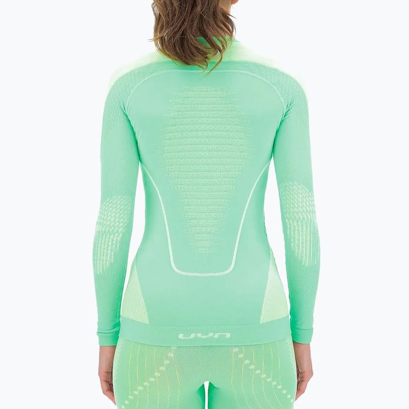 Női termoaktív felső UYN Evolutyon UW Shirt light green/white/white 3