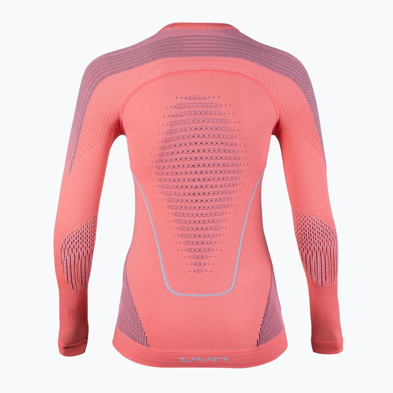 Női termoaktív felső UYN Evolutyon UW Shirt strawberry/ pink/ turquoise 2