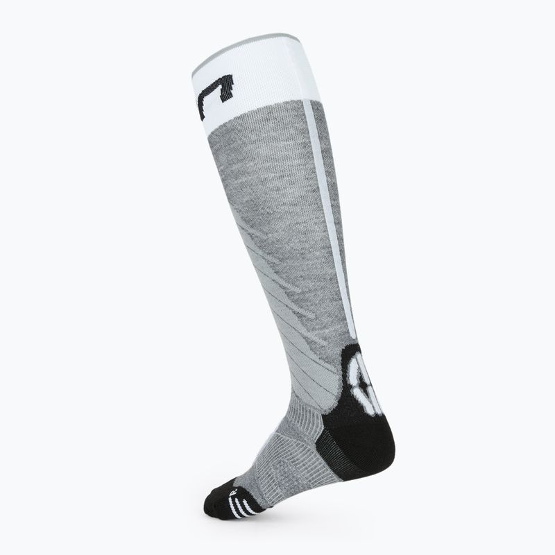 Férfi sízokni UYN Ski One Merino grey melange/white 2
