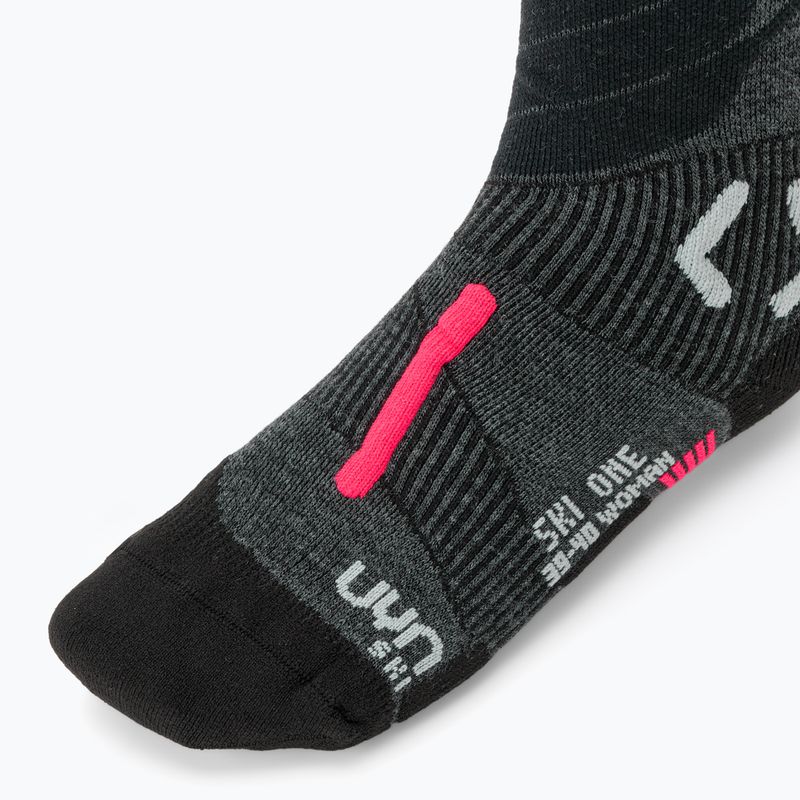 Férfi sízokni UYN Ski One Merino anthracite/pink 3