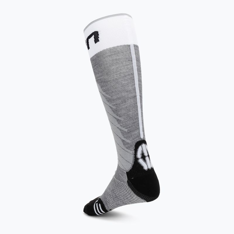 Női sízokni Uyn Ski One Merino Socks grey melange/white 2