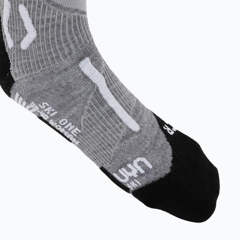 Női sízokni Uyn Ski One Merino Socks grey melange/white 3