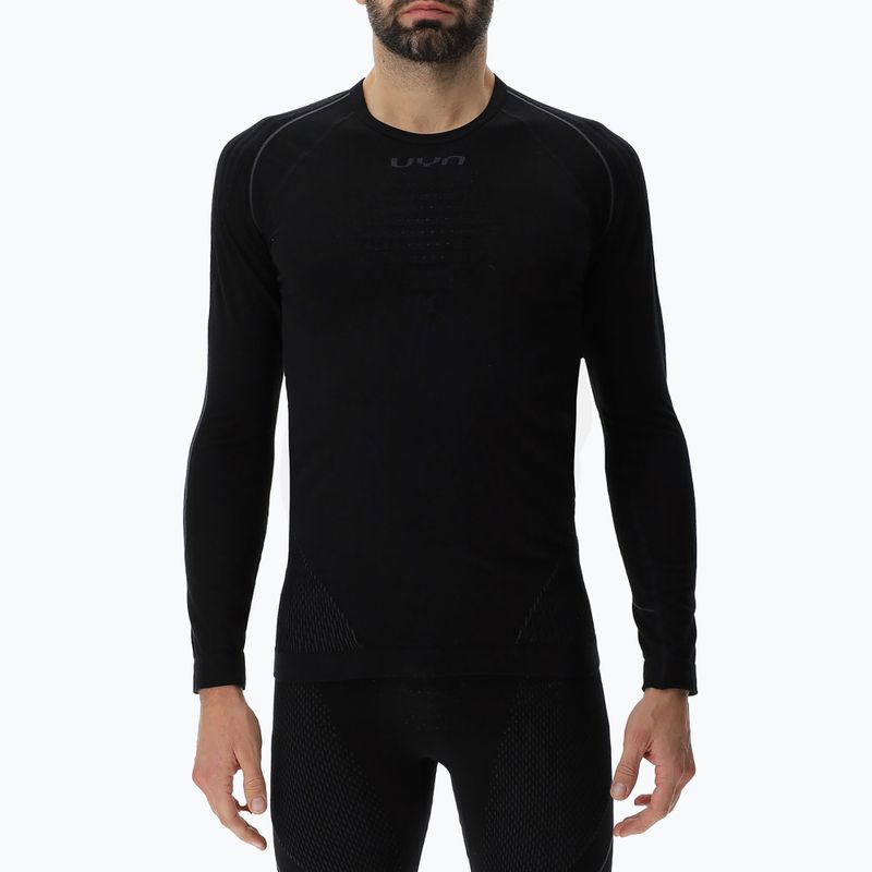 Férfi termoaktív pulóver UYN Evolutyon Biotech black 9