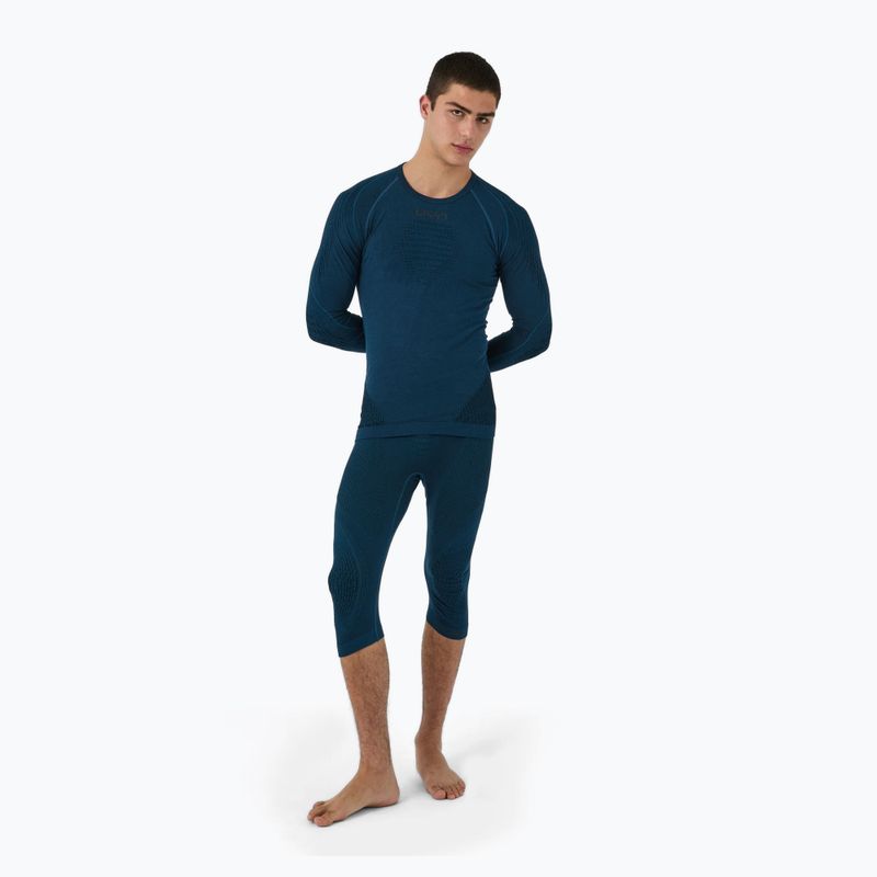 Férfi termoaktív pulóver UYN Evolutyon Biotech blue poseidon 2