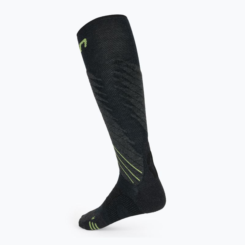 Férfi sízokni UYN Ski One Comfort Fit anthracite/lime 2
