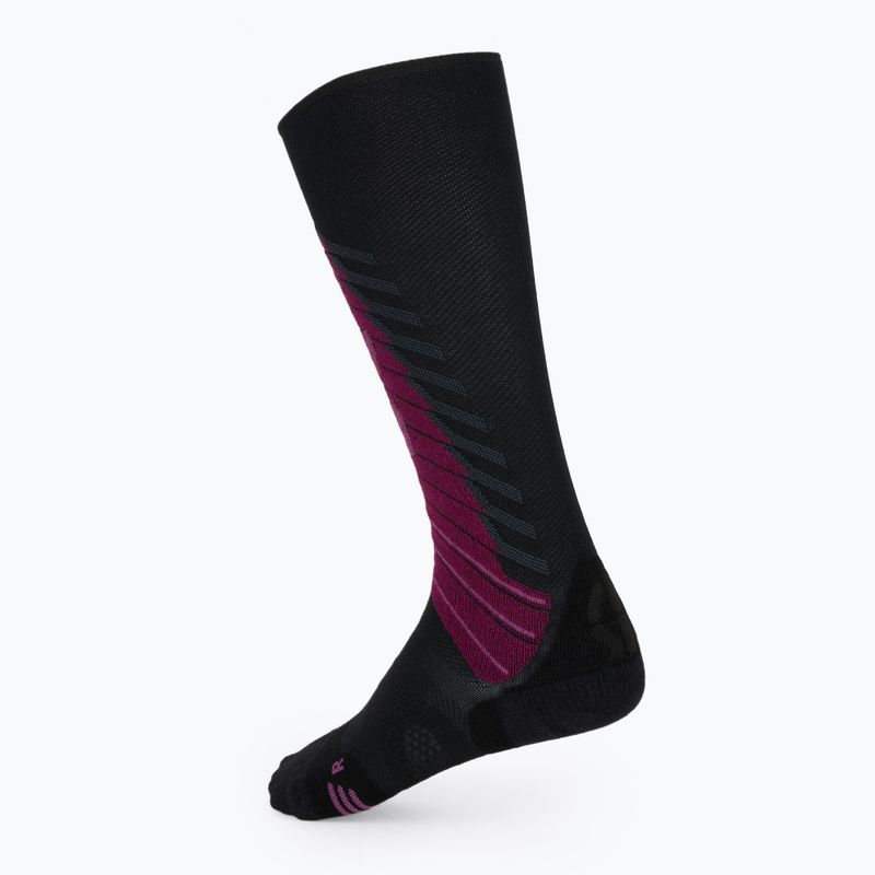 Női sízokni UYN Ski One Biotech black/purple 2