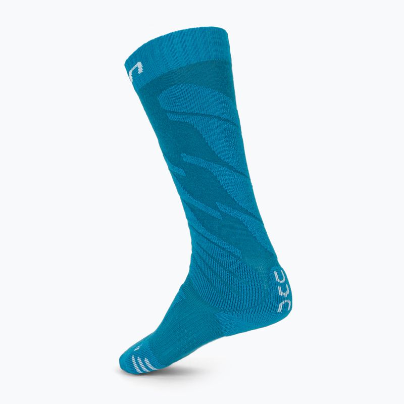 Gyerek sízokni UYN Junior Ski turquoise 2