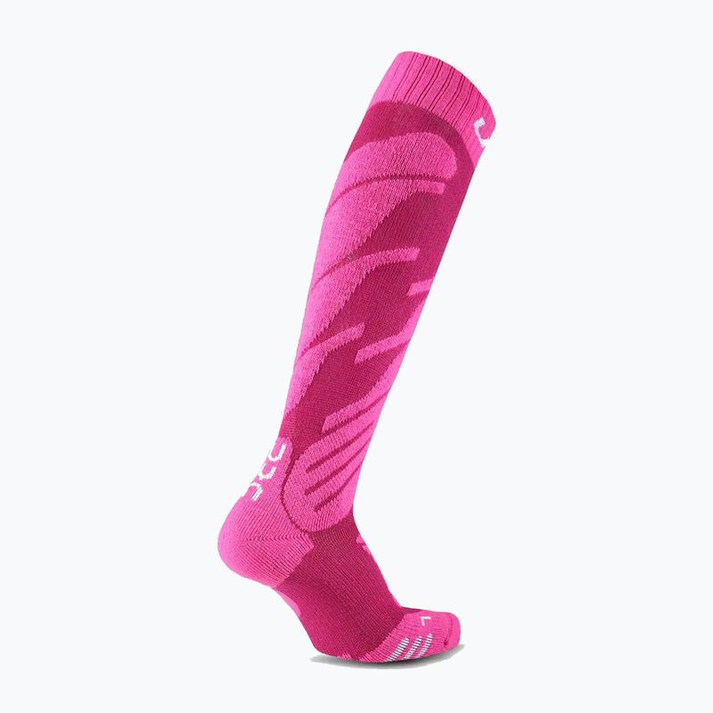 Gyerek sízokni UYN Junior Ski pink 2