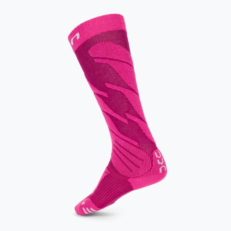Gyerek sízokni UYN Junior Ski pink 2