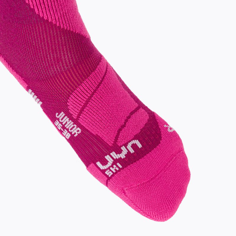 Gyerek sízokni UYN Junior Ski pink 3