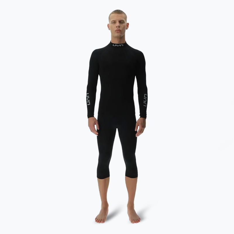 Férfi thermo hosszú ujjú felső UYN Elevatyon Biomorph LS Turtle Neck black 2