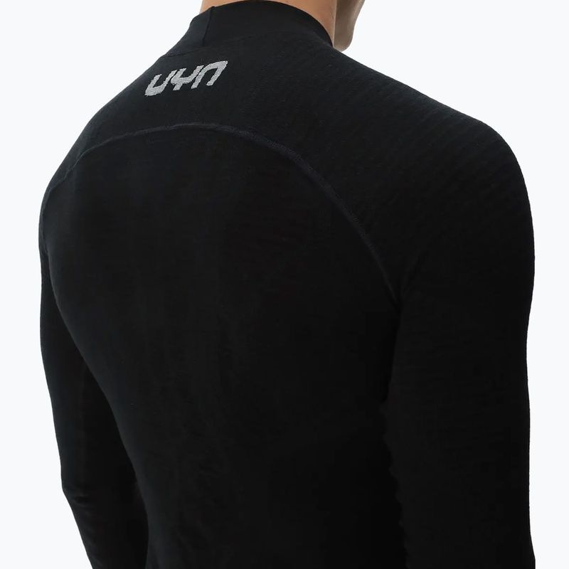 Férfi thermo hosszú ujjú felső UYN Elevatyon Biomorph LS Turtle Neck black 6