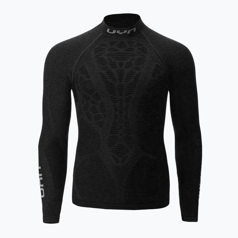 Férfi thermo hosszú ujjú felső UYN Elevatyon Biomorph LS Turtle Neck black 7