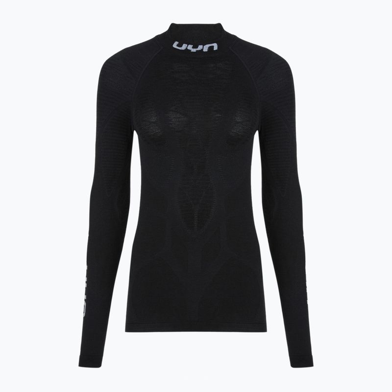 Női termikus hosszú ujjú felső UYN Elevation Biomorph Turtle Neck black 8