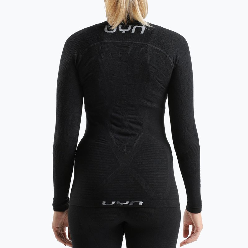 Női termikus hosszú ujjú felső UYN Elevation Biomorph Turtle Neck black 3