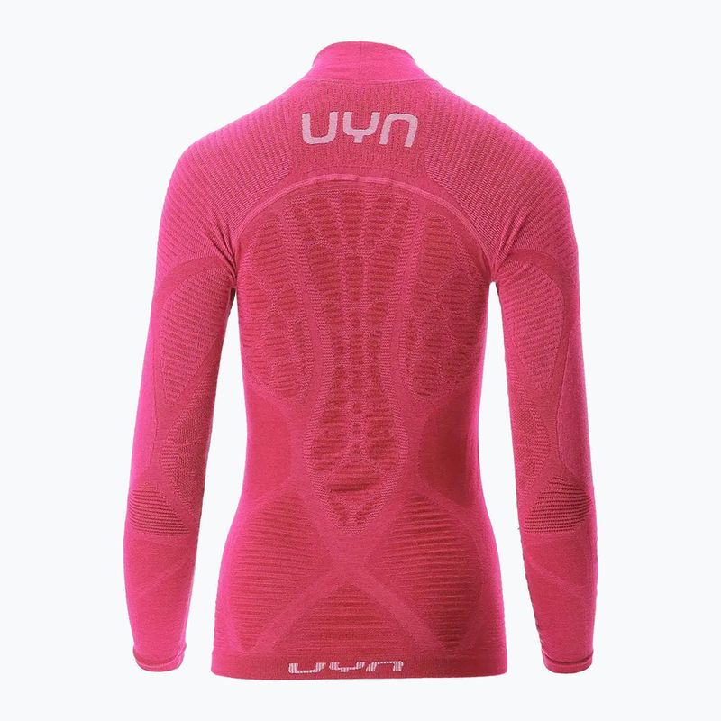 Női thermo hosszú ujjú felső UYN Elevation Biomorph LS Turtle Neck pink yarrow 8