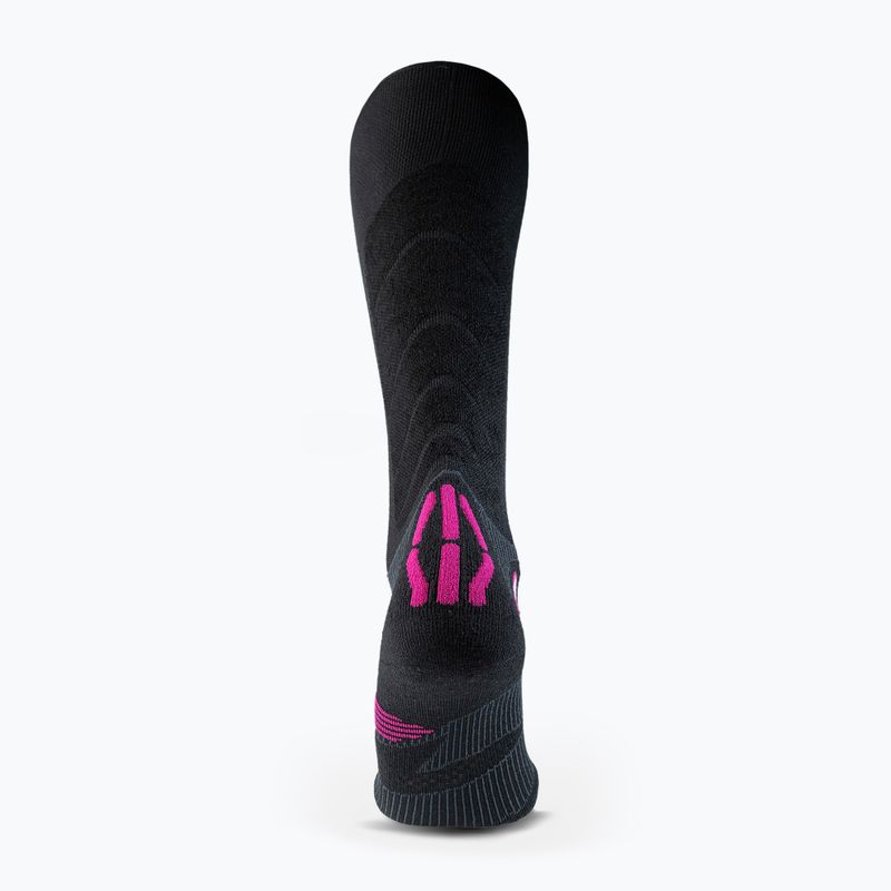 Női sízokni UYN Ski Touring One Bio black/pink yarrow 7