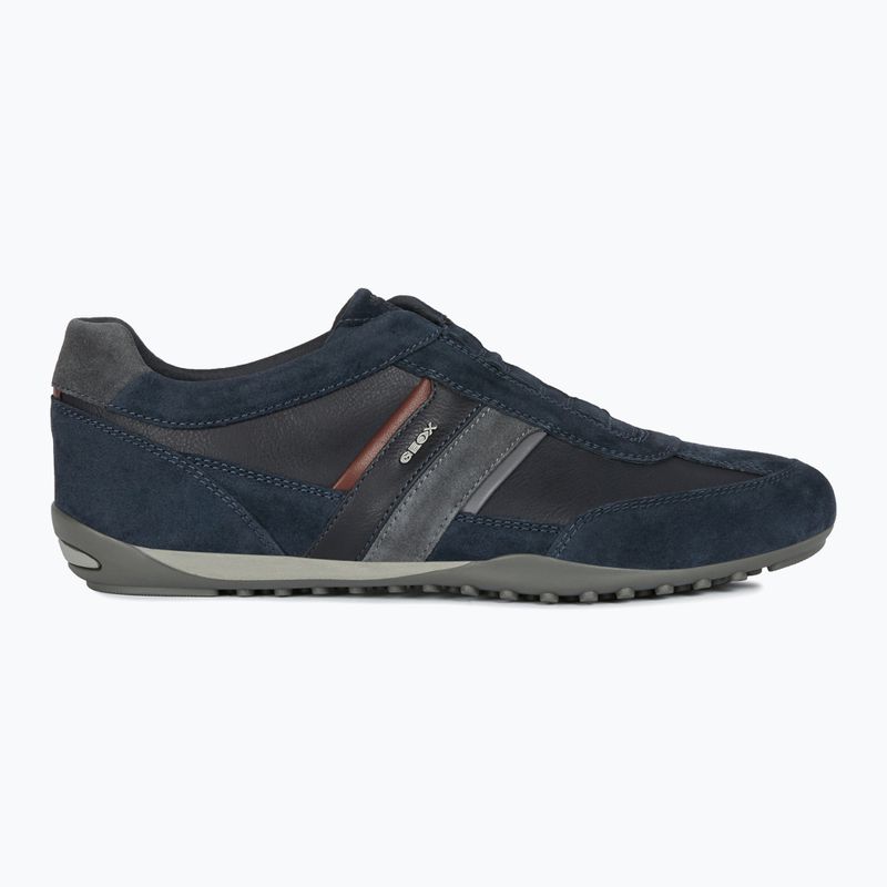 Geox Wells férfi cipő navy/burgundy 8