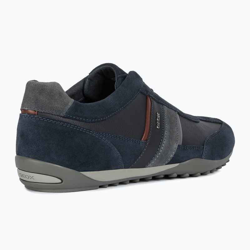 Geox Wells férfi cipő navy/burgundy 11