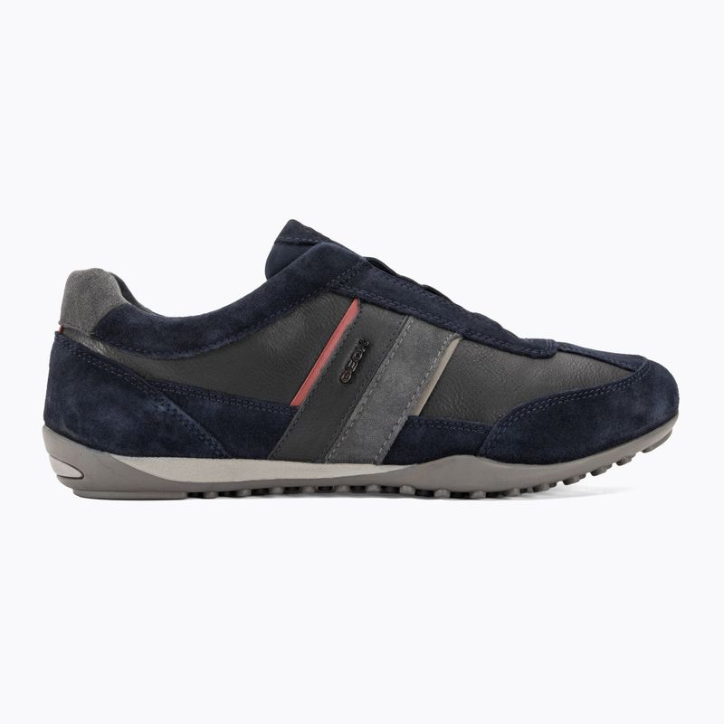 Geox Wells férfi cipő navy/burgundy 2