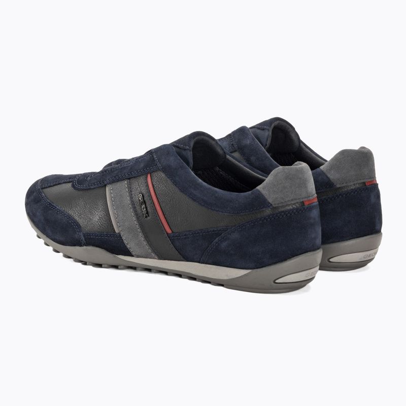 Geox Wells férfi cipő navy/burgundy 3