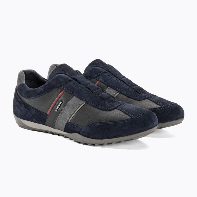 Geox Wells férfi cipő navy/burgundy 4