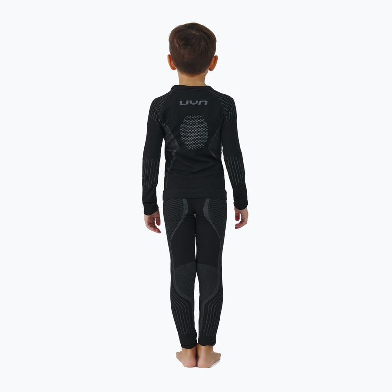 Gyerek thermo fehérnemű szett UYN Junior Visyon 2.0 black 2